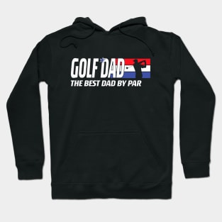 Golf Dad, Best Dad by Par Father's Day design Hoodie